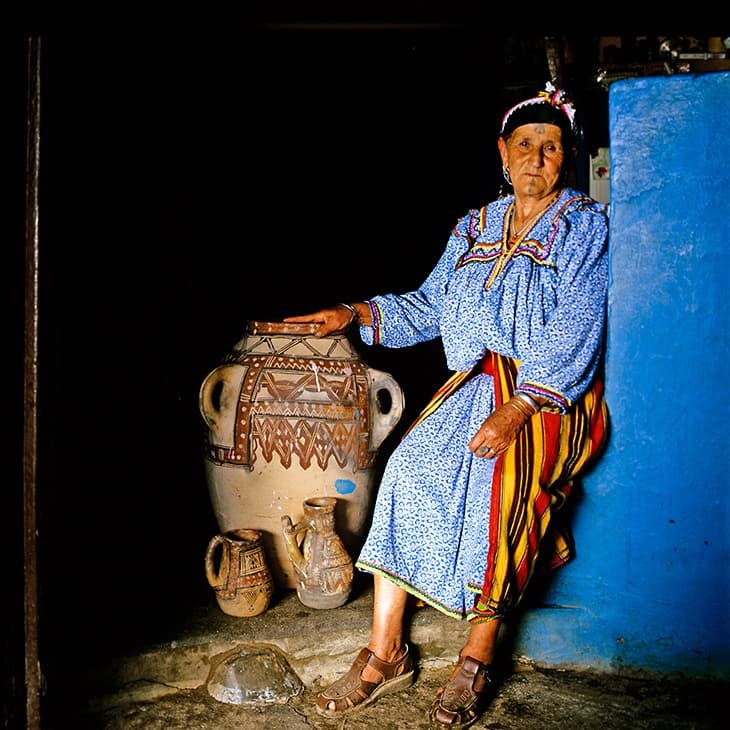 Récipients de conservation et Akufi traditionnel